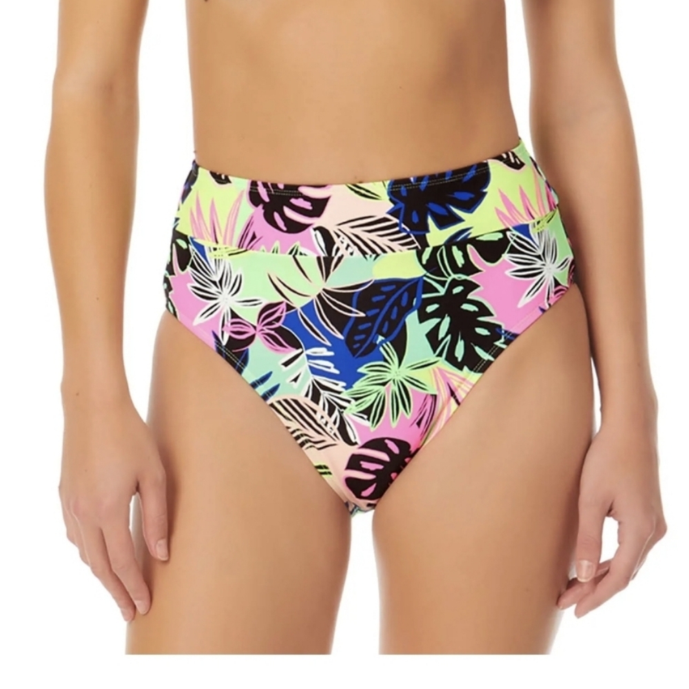 NWT Floral Bathing Suit Bikini Bottom Size L 11-13